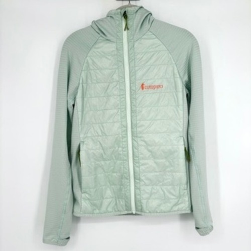 Cotopaxi Capa Hybrid Insulated Hooded Jacket Mint Green Zip Outdoor‎ Active XS - Picture 2 of 14